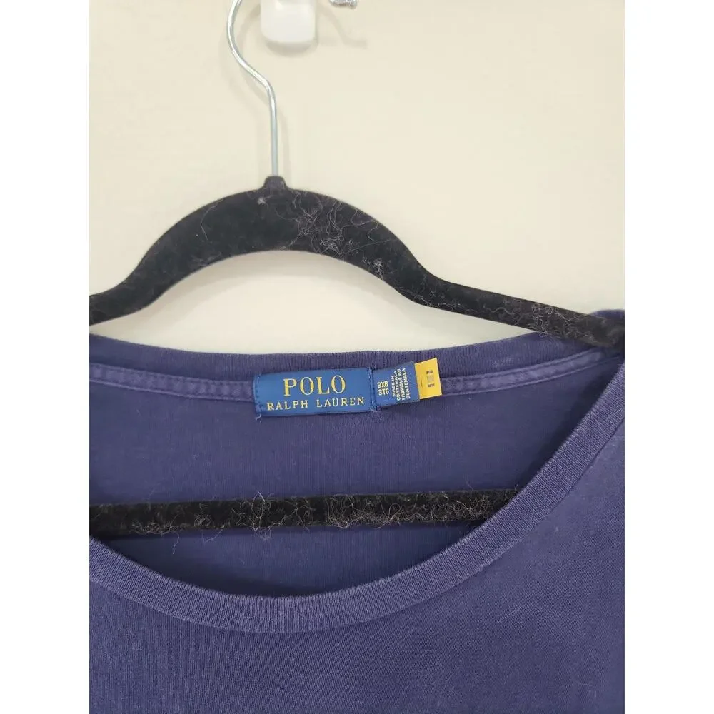 Ralph Lauren Polo Bear T shirt 3XB Big Bear Blue Short Sleeve Preppy Cotton